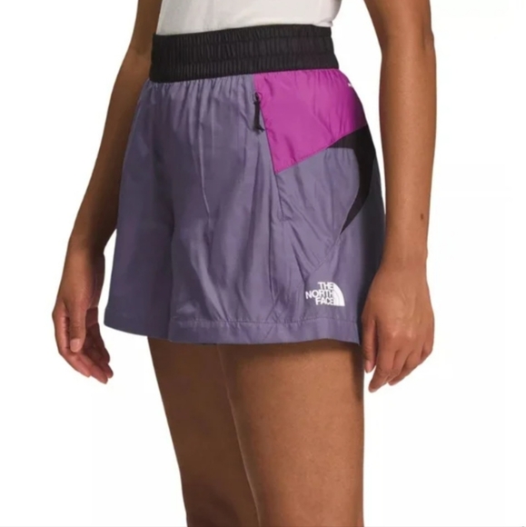 NWT The North Face Size Large Purple Windwall Windchill Athletic Shorts - Picture 2 of 16